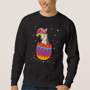 Bunny Ears Eggs Costume Cute Easter Day Graphic He Sweatshirt