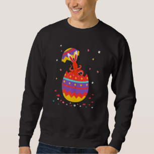 Bunny Ears Eggs Costume Cute Easter Day Graphic Oc Sweatshirt