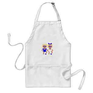 bunny ears hanukkah standard apron