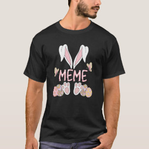Bunny Ears Meme Easter Day Meme Bunny Family Match T-Shirt