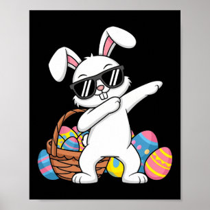 Bunny Easter Boys Girls Kids Toddler Rabbit Easter Poster