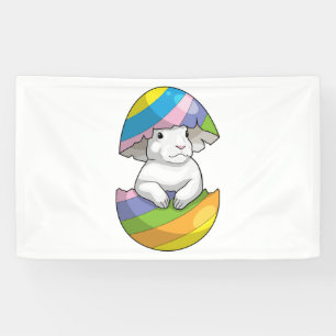 Bunny Easter Easter egg Banner