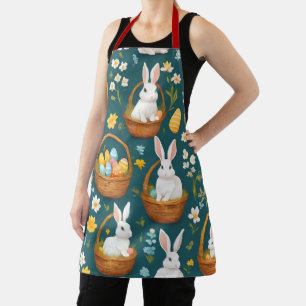 Bunny Easter Modern Collection Apron