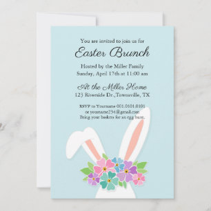 Bunny Easter Party Invitation
