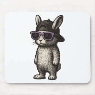 Bunny Easter Sungles Cap Easter Day For Boys Men K Mouse Pad