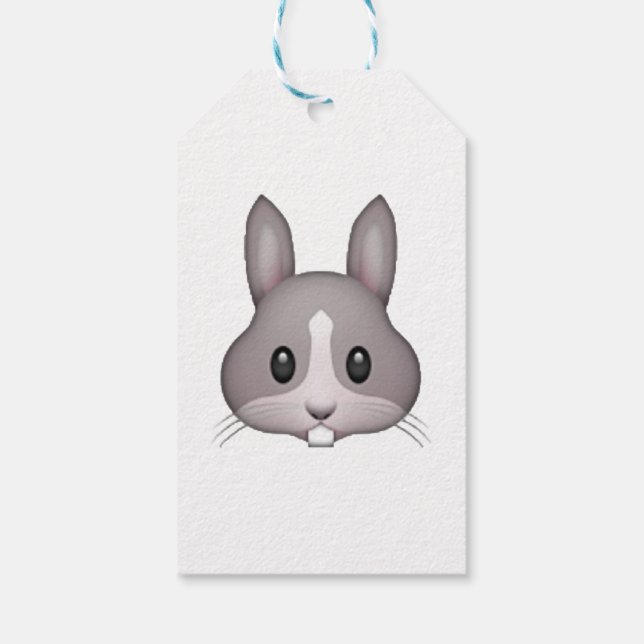 Bunny - Emoji Gift Tags (Back)