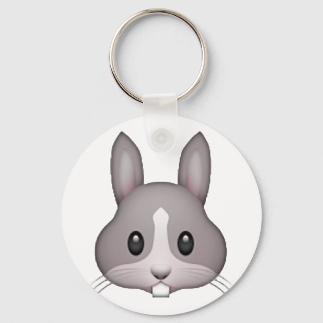 Bunny - Emoji Key Ring (Front)