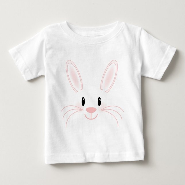 Bunny Face Baby T-Shirt (Front)