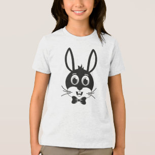 Bunny Face Boy-32886 Tri-Blend Shirt