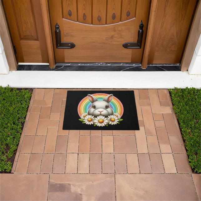 Bunny Face Doormat (Outdoor)