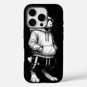 Bunny Face With Sunglasses Happy Easter Day iPhone 16 Pro Case