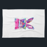 Bunny Face with Tie Dye Glasses Happy Easter Day M Tea Towel<br><div class="desc">Bunny Face with Tie Dye Glasses Happy Easter Day Men Boy Kid T-Shirt</div>