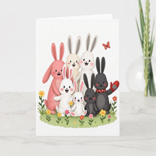 Bunny Family Fun Day Card