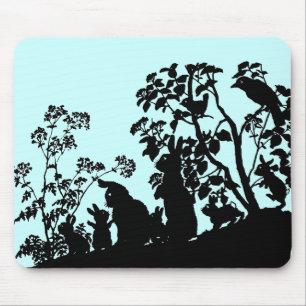 Bunny Family Mouse Pad