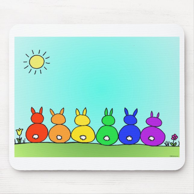 Bunny Family Mousepad (Front)