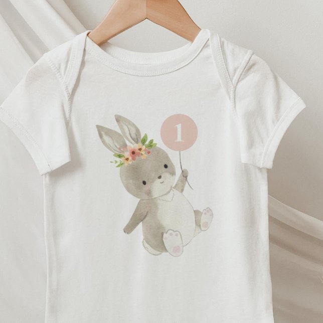 Bunny First Birthday Baby Bodysuit (Creator Uploaded)