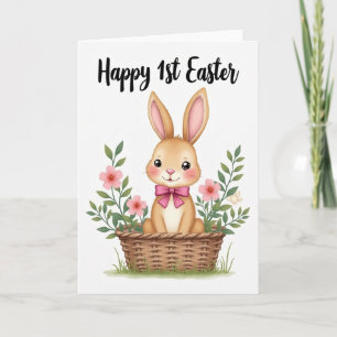 Bunny First Easter Greeting Card