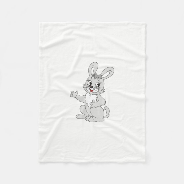 Bunny Fleece Blanket (Front)