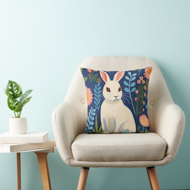 Bunny Floral Cushion (Chair)