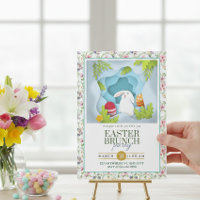 Bunny & Floral Easter Brunch I 3D Style