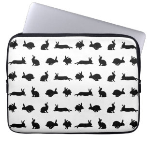Bunny Frenzy Laptop Sleeve (choose colour)