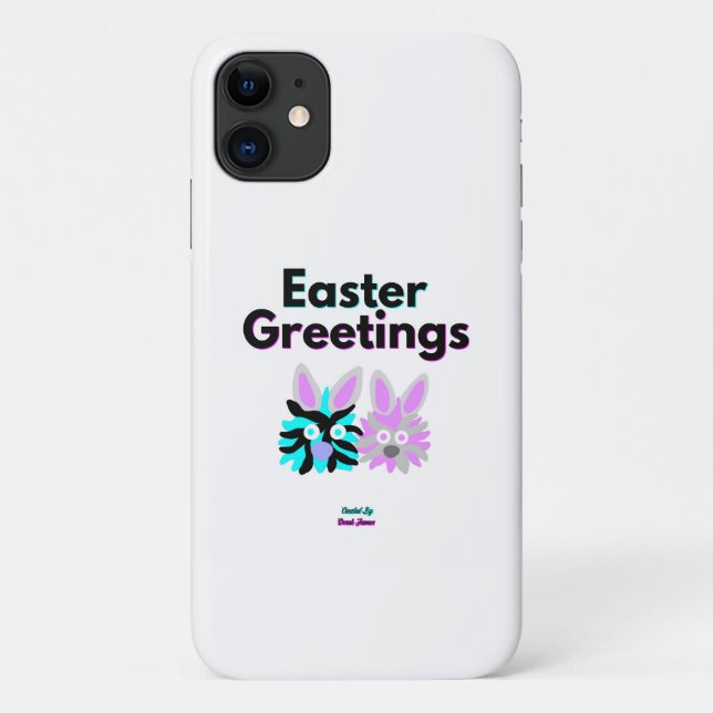 Bunny Fuzzies Apple iPhone 11 Case (Back)