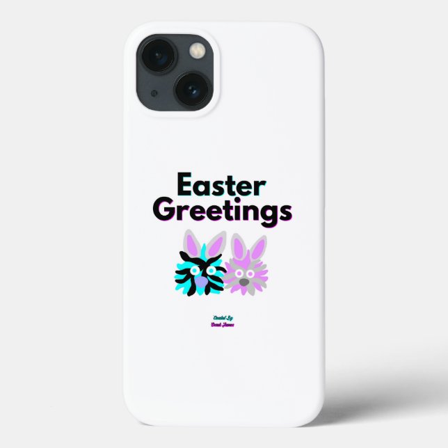 Bunny Fuzzies Apple iPhone 13 Case (Back)
