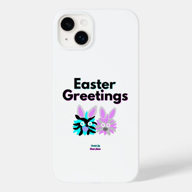 Bunny Fuzzies Apple iPhone 14 Plus Case (Back)