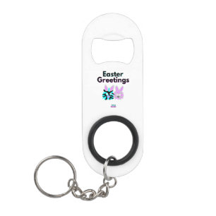 Bunny Fuzzies Mini Bottle Opener Keychain