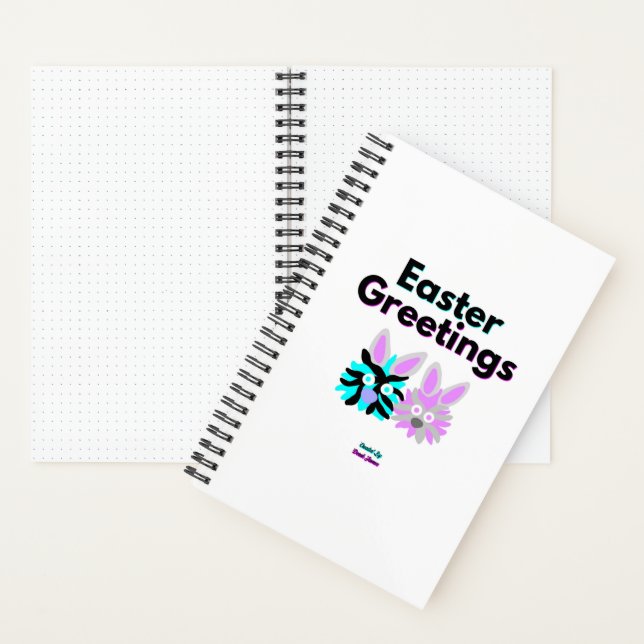 Bunny Fuzzies Spiral Notebook (14 cm x 21.6 cm) (Inside)