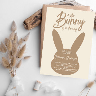  Bunny Gender Neutral Baby Shower Invitation