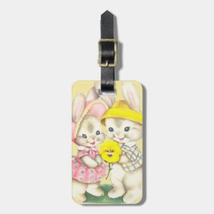 Bunny Girl+Boy Luggage Tag