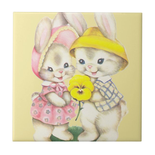 Bunny Girl+Boy Tile (Front)