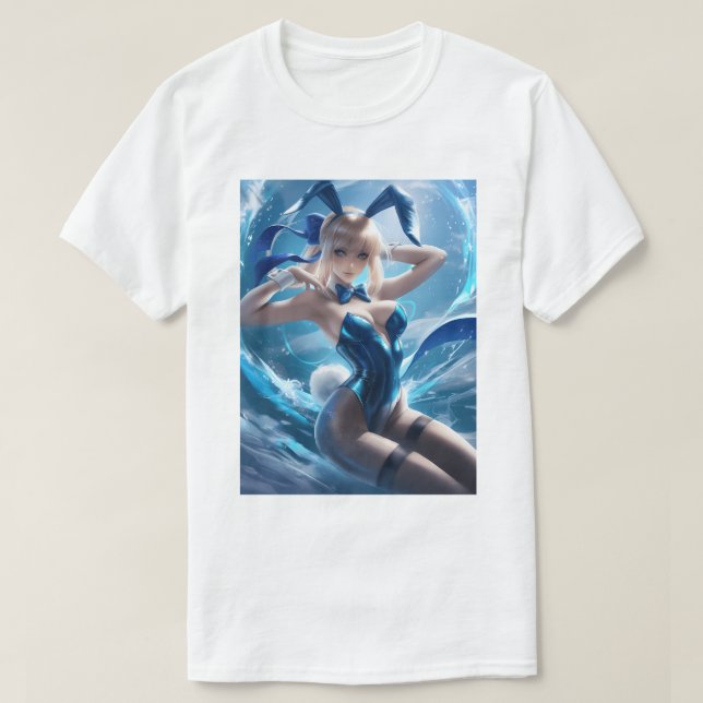 Bunny Girl Sabre 50 T-Shirt (Design Front)
