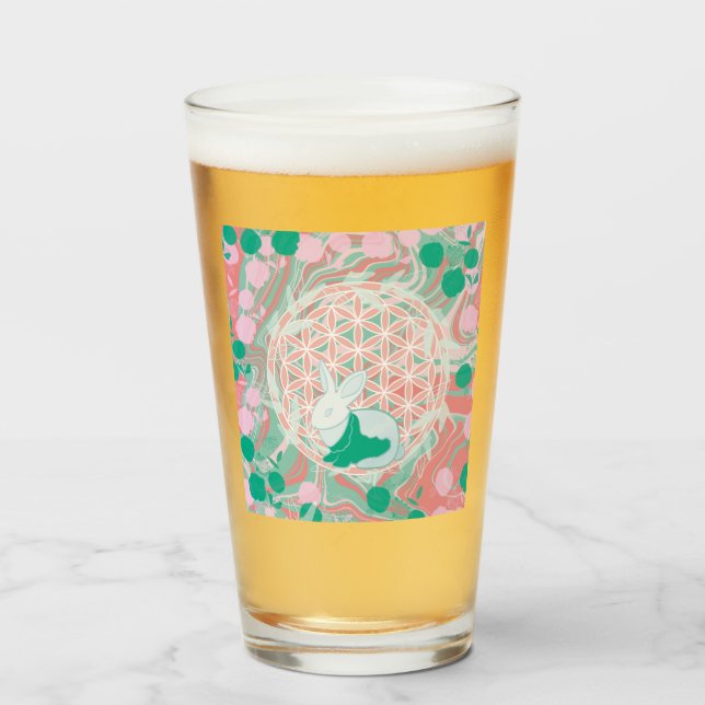 Bunny Glass (Front Filled)