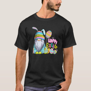 Bunny Gnome Easter Eggs Hunting Happy Gnome  Easte T-Shirt