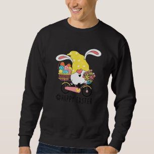 Bunny Gnome Rabbit Eggs Hunting Happy Easter Day F Sweatshirt