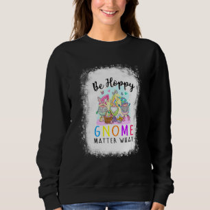 Bunny Gnome Rabbit Eggs Hunting Happy Easter Day F Sweatshirt