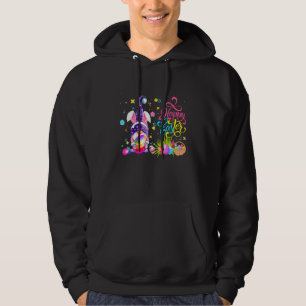 Bunny Gnome Rabbit Eggs Hunting Happy Easter Day Hoodie