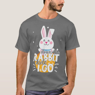 Bunny Gnome Rabbit Eggs Hunting Happy Easter Day T-Shirt