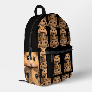 Bunny, Guinea Pig & Hamster tiered Printed Backpack