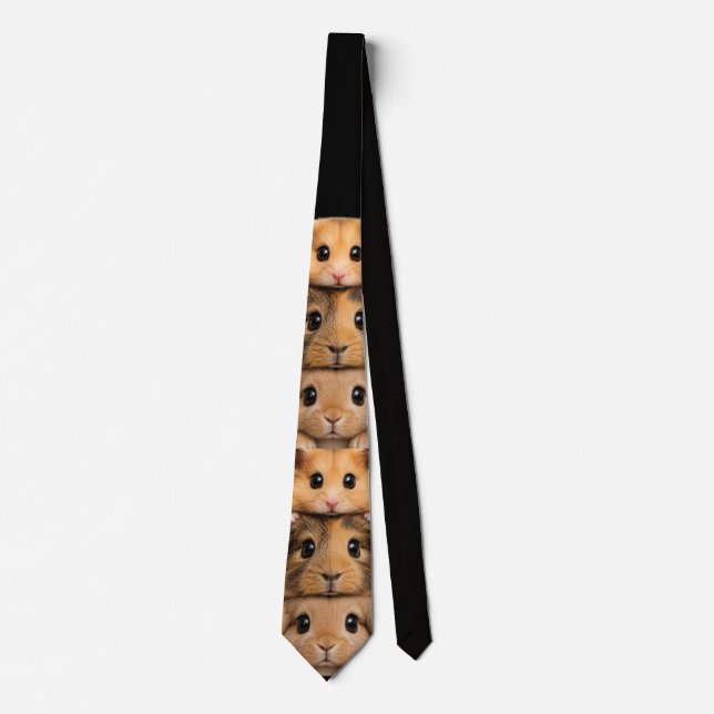 Bunny, Guinea Pig & Hamster tiered Tie (Front)