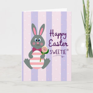Bunny Happy Easter Sweetie Card