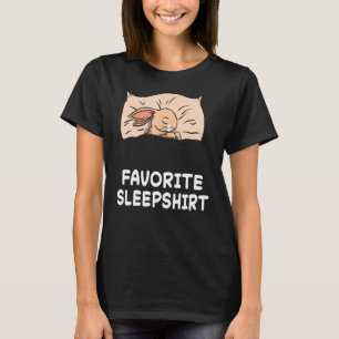 Bunny Hare Bunnies Nap Sleeping Sleep Pajama Night T-Shirt