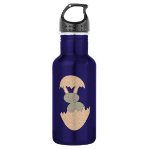 Bunny Hatching from Egg Weird 532 Ml Water Bottle