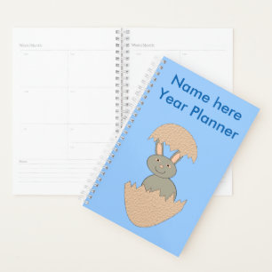 Bunny Hatching from Egg Weird Custom Planner