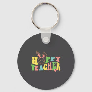Bunny Hobby Teacher Happy Easter Day For Kids Boys Key Ring