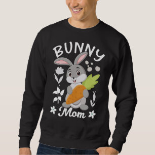 Bunny Holding Carrot Bunny Costume Sweatshirt
