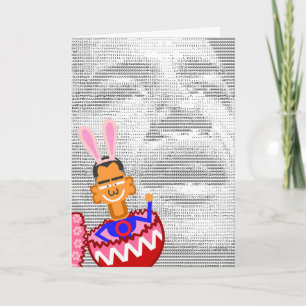 Bunny Holiday Card