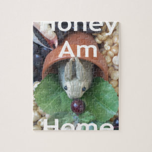 Bunny Home Honey Am Home Jigsaw Puzzle